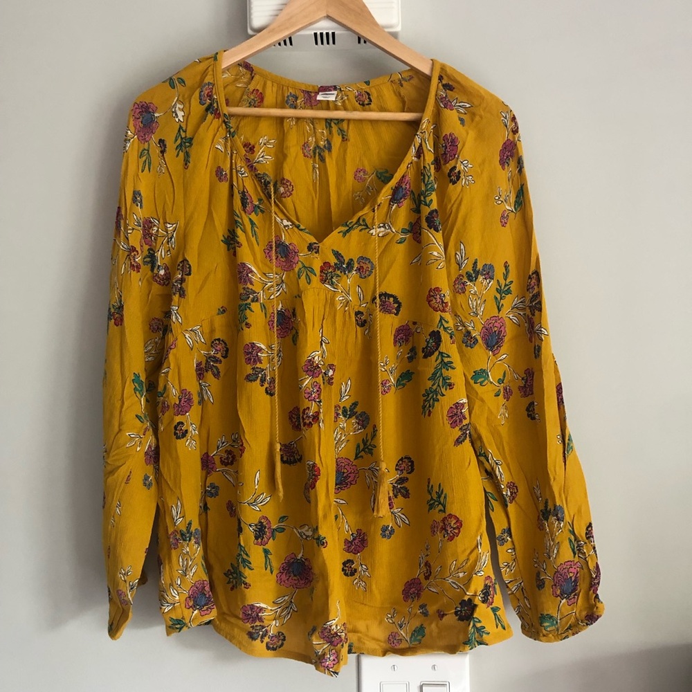Old Navy Peasant Blouse, M